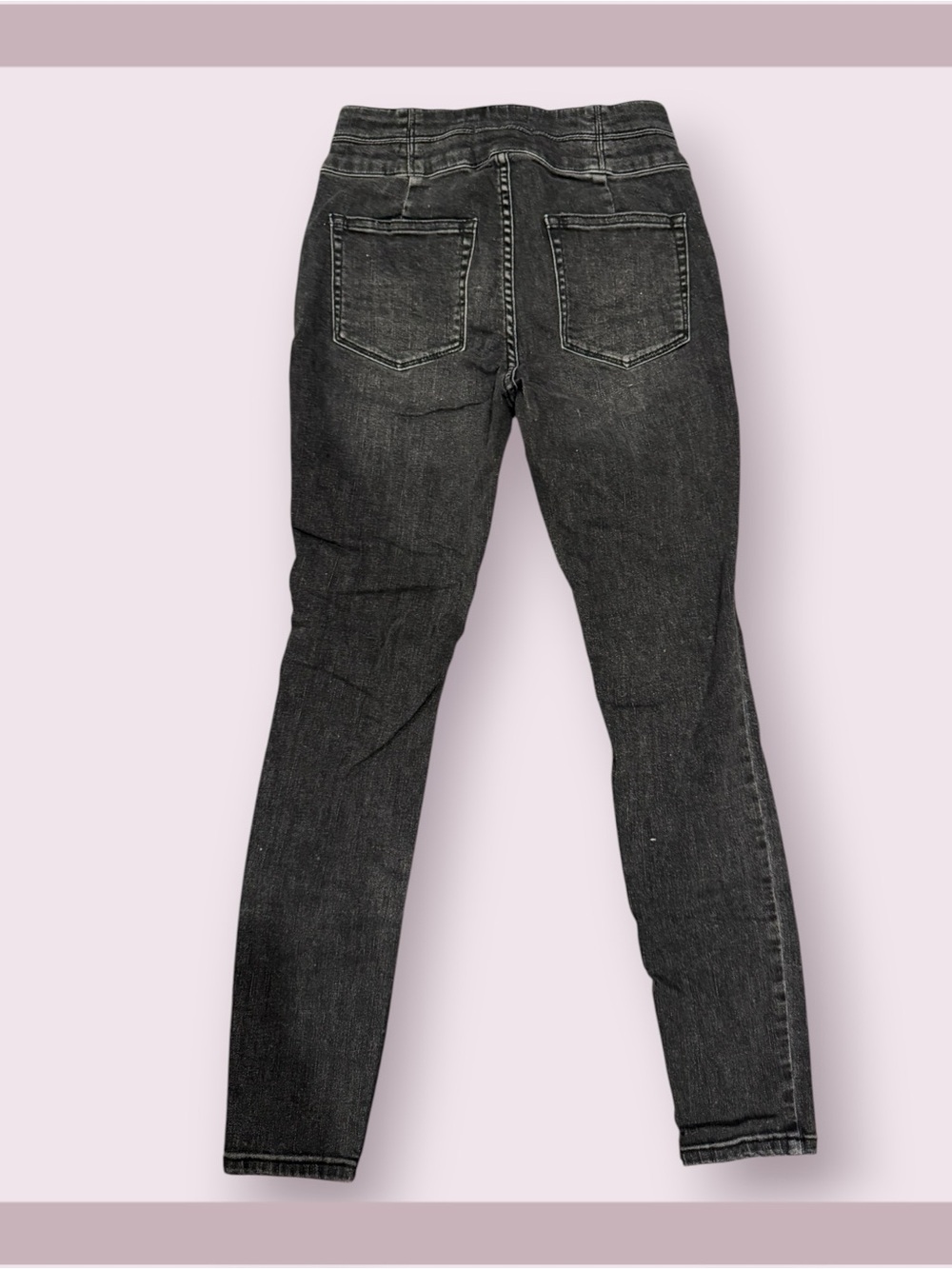 We The Free / Free People Curvy Lovers Knot Lace Up High Rise Skinny Jeans - Picture 5 of 9